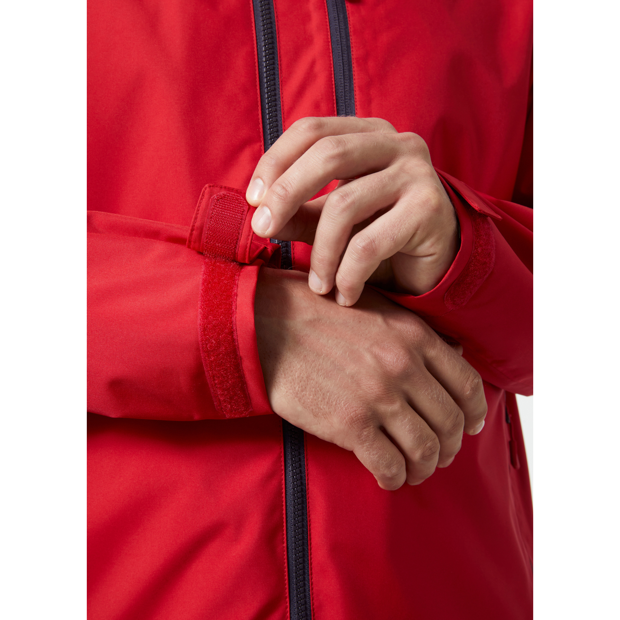 Helly Hansen Men's Crew Hooded Midlayer Waterproof Insulated Jacket 2 Red 162 34442