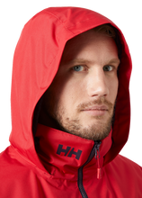 Load image into Gallery viewer, Helly Hansen Men&#39;s Crew Hooded Midlayer Waterproof Insulated Jacket 2 (Red)
