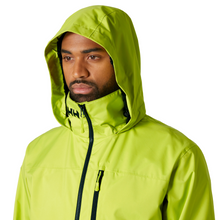 Load image into Gallery viewer, Helly Hansen Men's Crew Hooded HT 2L Waterproof Jacket 2.0 (Cyber Lime)