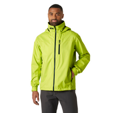 Load image into Gallery viewer, Helly Hansen Men's Crew Hooded HT 2L Waterproof Jacket 2.0 (Cyber Lime)
