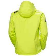 Load image into Gallery viewer, Helly Hansen Men's Crew Hooded HT 2L Waterproof Jacket 2.0 (Cyber Lime)