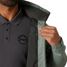 Load image into Gallery viewer, Helly Hansen Men's Crew Midlayer HT 2L Waterproof Insulated Jacket 2.0 (Grey Cactus)