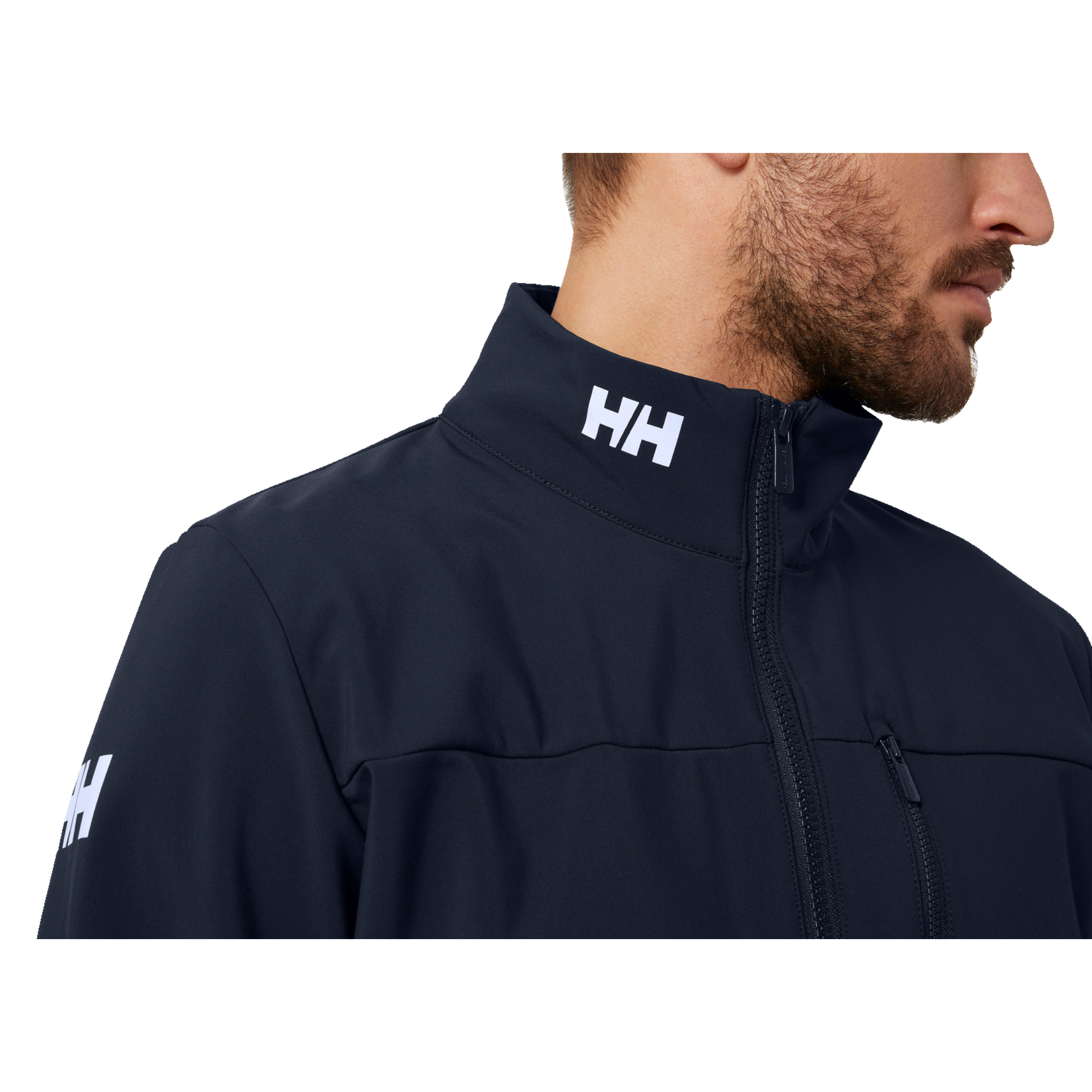 Helly Hansen Men's Crew Softshell Full Zip Jacket 2.0 Navy 597 30223