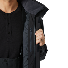 Load image into Gallery viewer, Helly Hansen Men's Crewser 2L HT Waterproof Insulated Ski Jacket (Black)