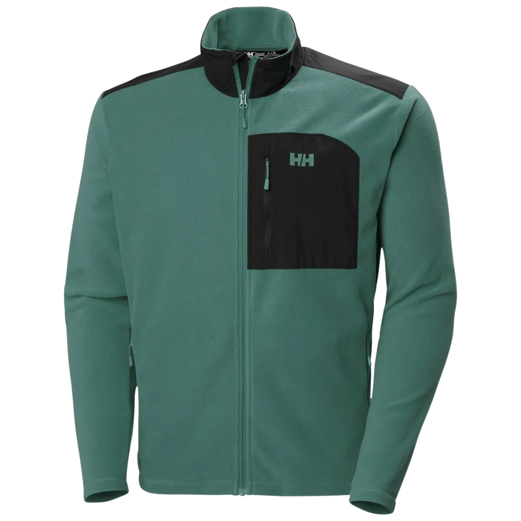 Helly Hansen Men's Daybreaker Block Full Zip Fleece (Opal Green)