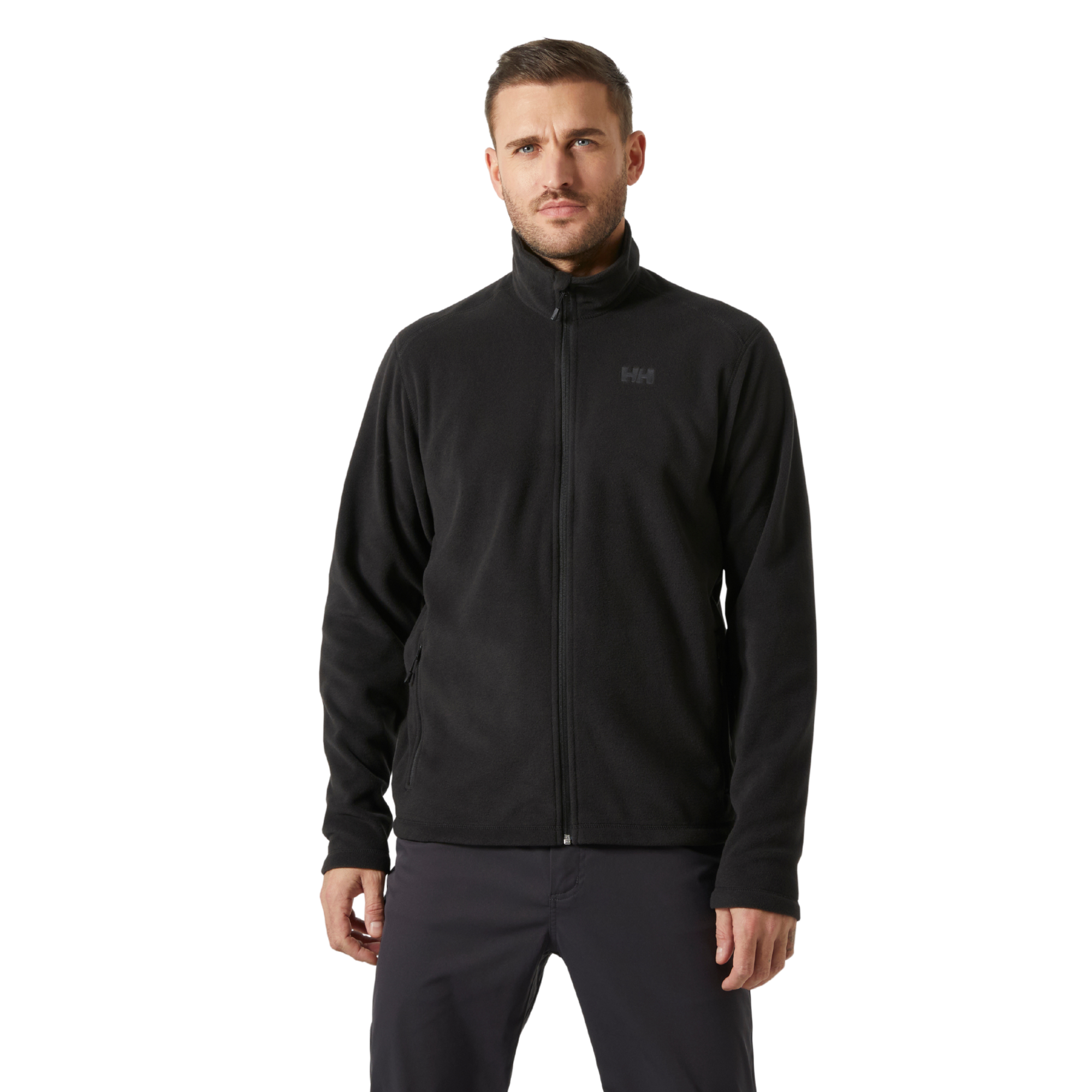 Helly Hansen Men's Daybreaker Polartec Full Zip Fleece (Black)