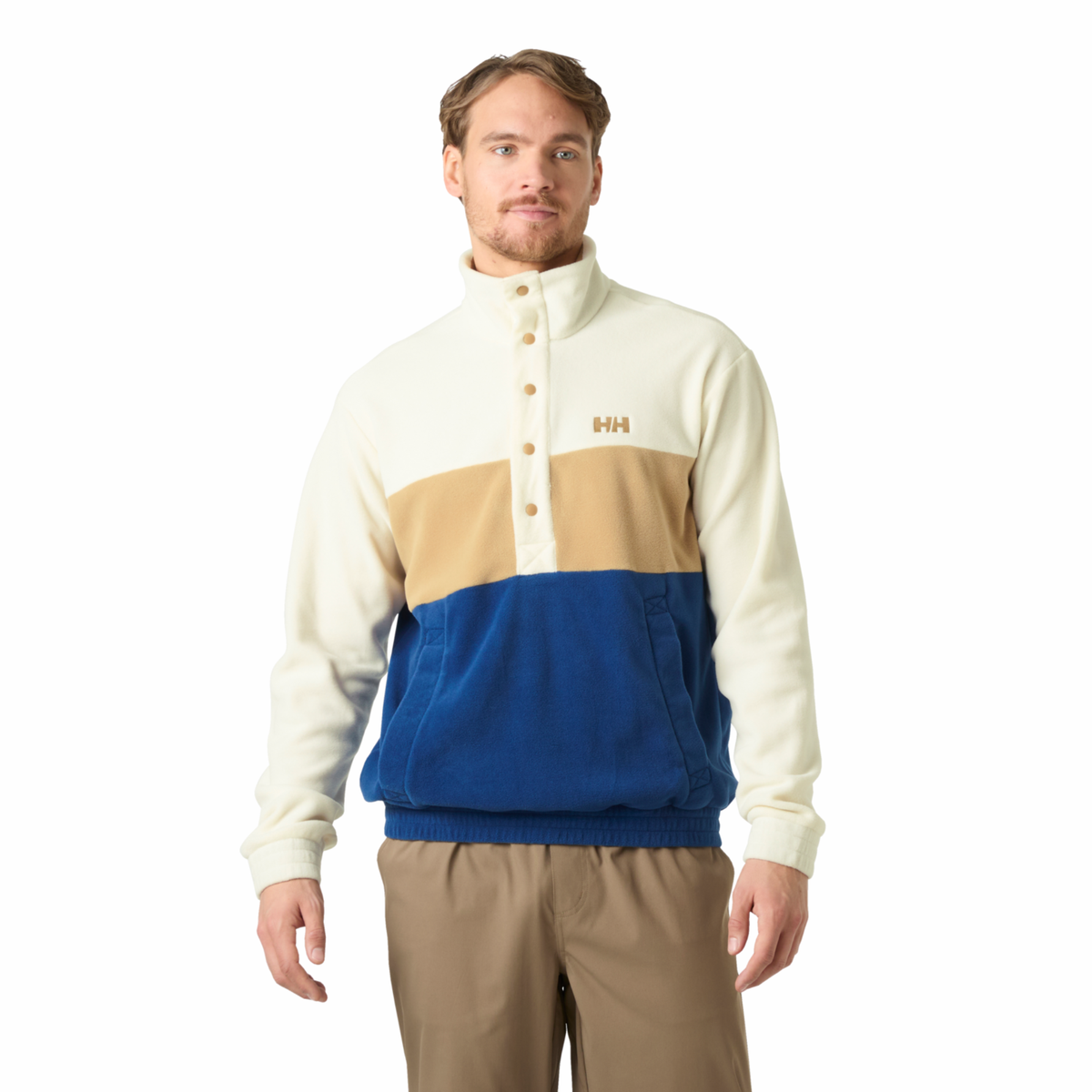 Helly Hansen Men's Daybreaker Hugg Half Snap Fleece Top (Dark Blue)