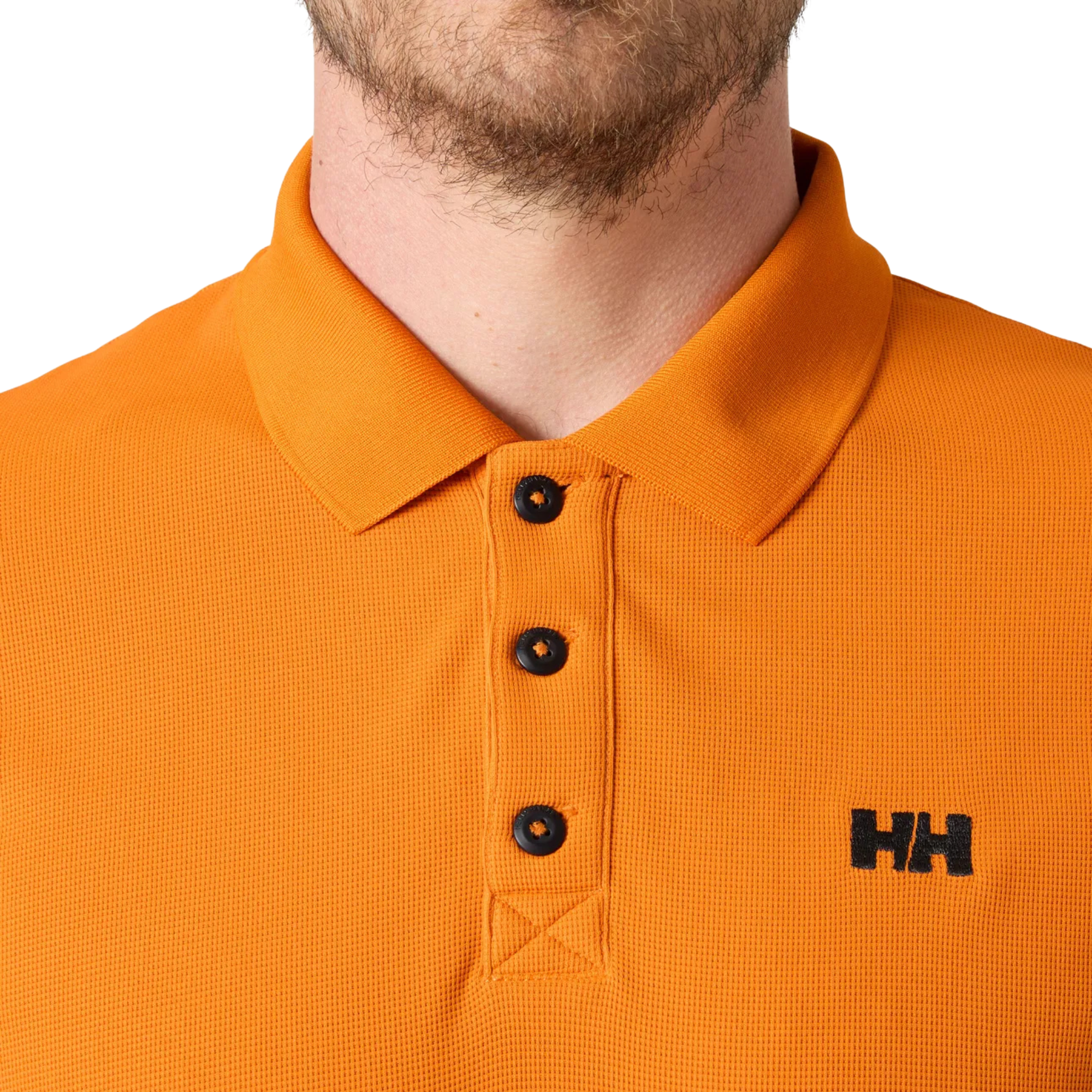 Helly Hansen Men's Driftline UPF50 Short Sleeve Technical Polo Shirt (Ignite Orange)