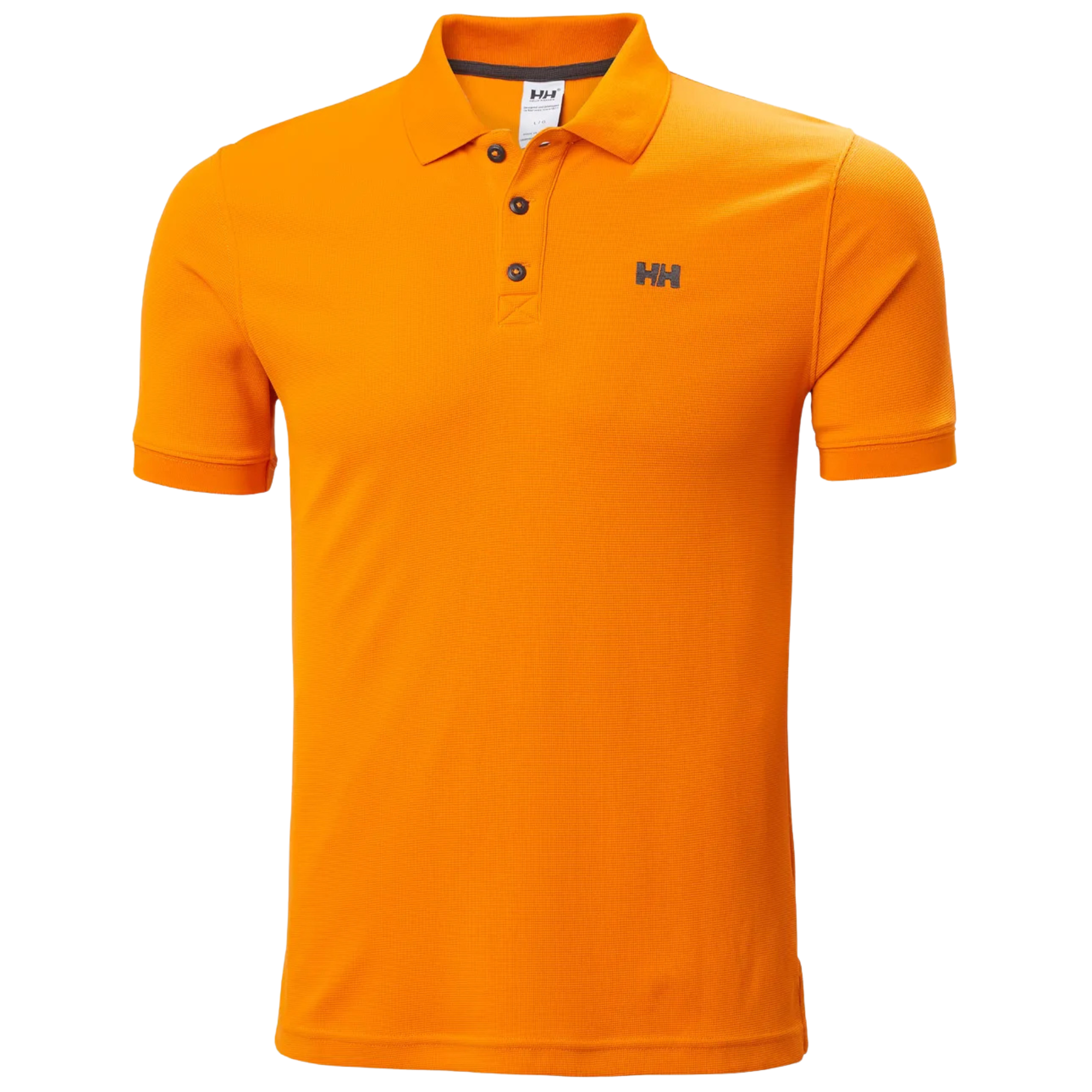 Helly Hansen Men's Driftline UPF50 Short Sleeve Technical Polo Shirt (Ignite Orange)