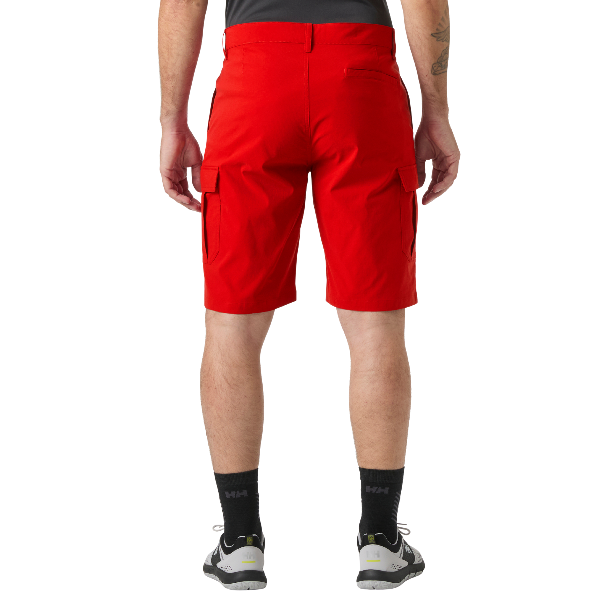 Helly Hansen Men's HH QD UPF50 Cargo Shorts (Red)(11in)