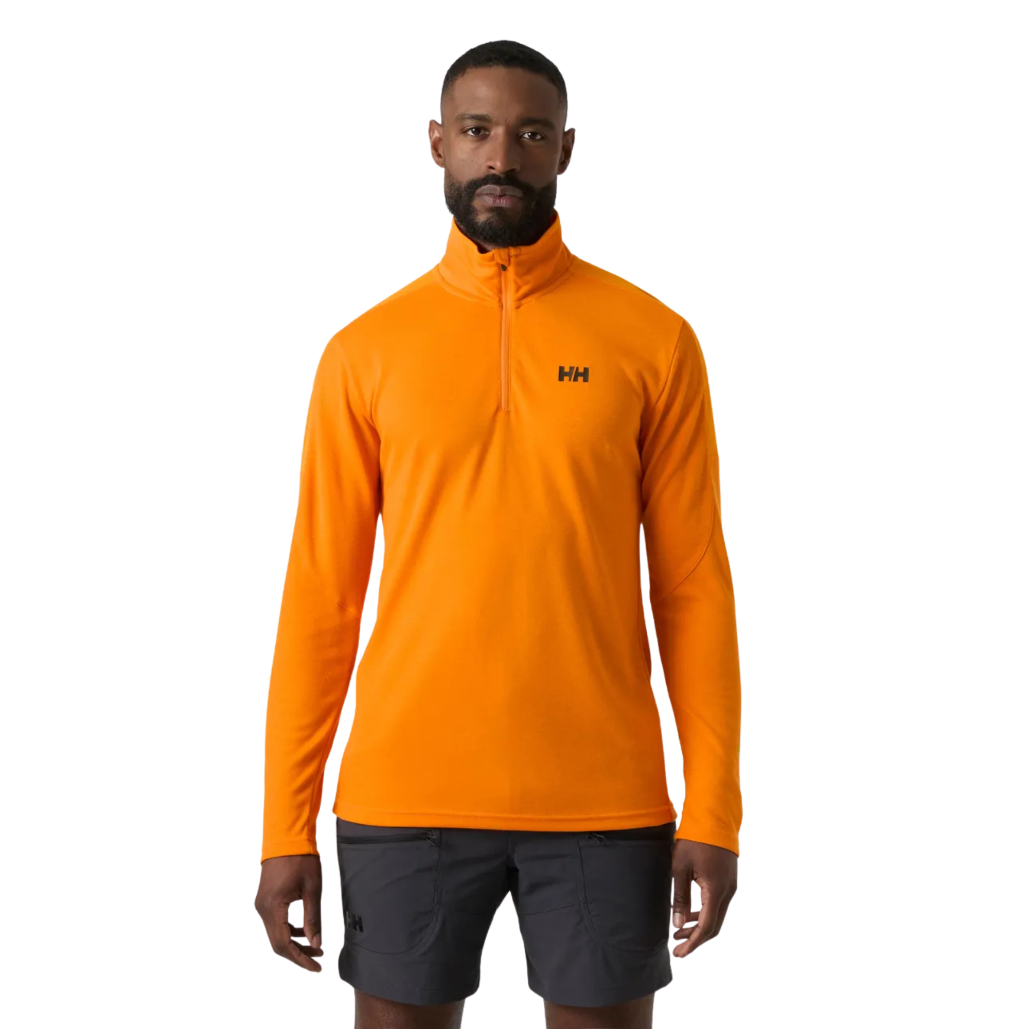 Helly Hansen Men's HP Half Zip Pullover 2.0 Fleece Top Ignite Orange 303 34131