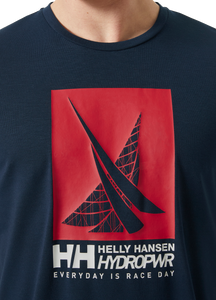 Helly Hansen Men's HP Race Graphic Short Sleeve T-Shirt (Navy)