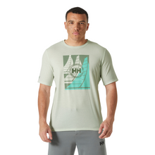 Load image into Gallery viewer, Helly Hansen Men's HP Race Graphic Short Sleeve T-Shirt (Seafoam)