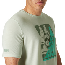 Load image into Gallery viewer, Helly Hansen Men's HP Race Graphic Short Sleeve T-Shirt (Seafoam)