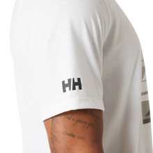 Load image into Gallery viewer, Helly Hansen Men's HP Race Graphic UPF40 Short Sleeve T-Shirt (White)