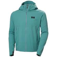 Load image into Gallery viewer, Helly Hansen Men's Hooded Blaze Softshell Jacket (Opal Green)