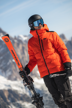 Load image into Gallery viewer, Helly Hansen Men's Kvitfjell Race Puffy HT Insulated Ski Jacket (Cherry Tomato)