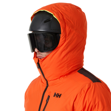 Load image into Gallery viewer, Helly Hansen Men's Kvitfjell Race Puffy HT Insulated Ski Jacket (Cherry Tomato)