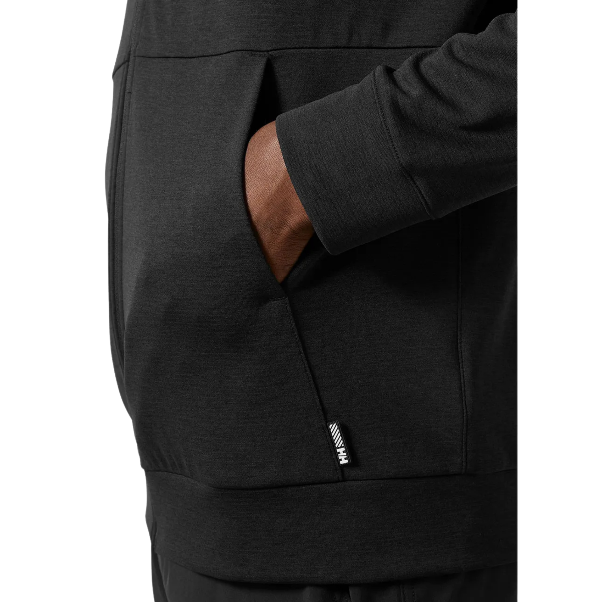 Helly Hansen Men's Lifa Tech Lite Hooded Full Zip Hoody Hooded Fleece Black 990 63267