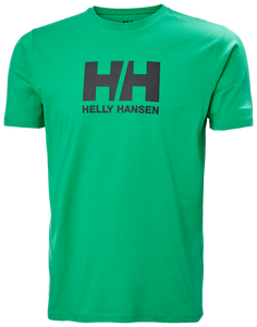 Helly Hansen Men's Logo Cotton Short Sleeve Tee (Bright Green)