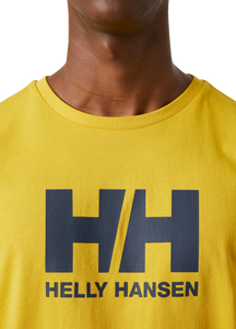 Helly Hansen Men's Logo Cotton Short Sleeve Tee (Gold Rush)