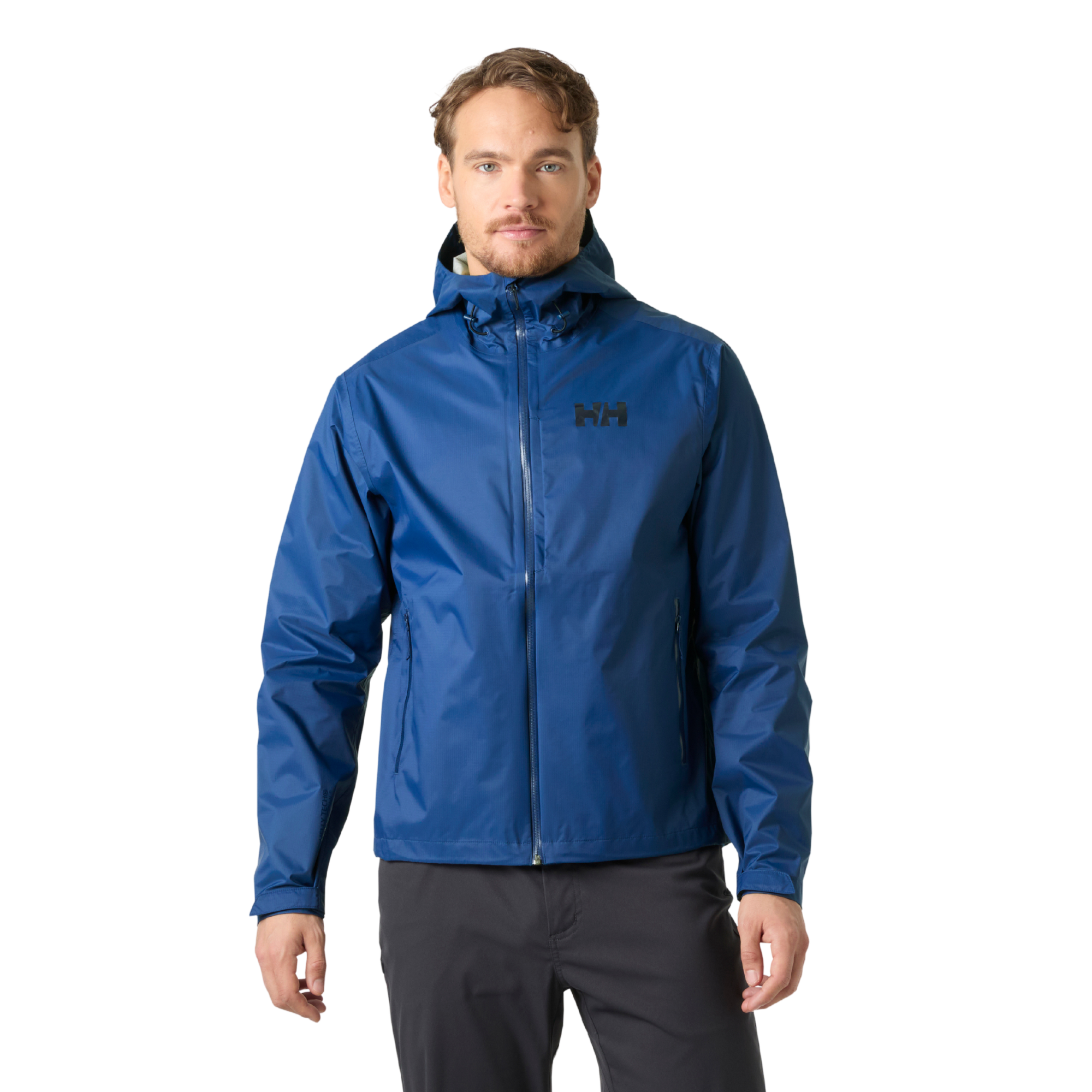 Helly Hansen Men's Loke Terra HT Waterproof Packable Micro Jacket Dark Blue 507 63365