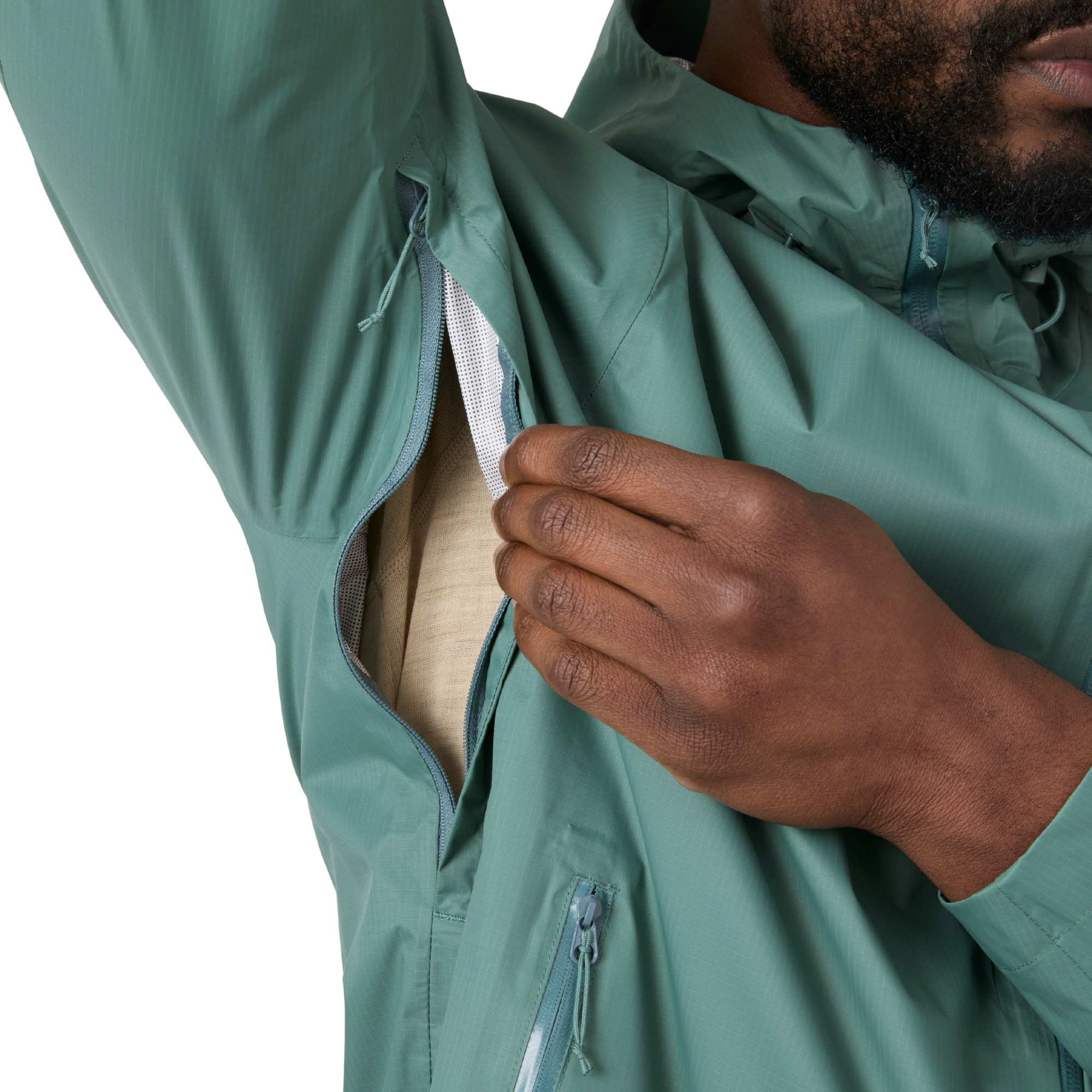 Helly Hansen Men's Loke Terra HT 2.5L Waterproof Micro Jacket (Opal Green)