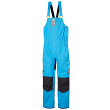 Load image into Gallery viewer, Helly Hansen Men's Pier 4.0 HT Waterproof Sailing Bib (Cyan)