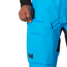 Load image into Gallery viewer, Helly Hansen Men's Pier 4.0 HT Waterproof Sailing Bib (Cyan)