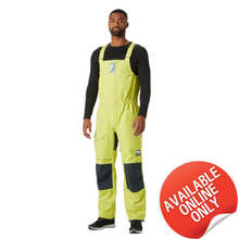 Load image into Gallery viewer, Helly Hansen Men's Pier 4.0 HT Waterproof Sailing Bib (Cyber Lime)