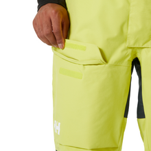 Load image into Gallery viewer, Helly Hansen Men's Pier 4.0 HT Waterproof Sailing Bib (Cyber Lime)