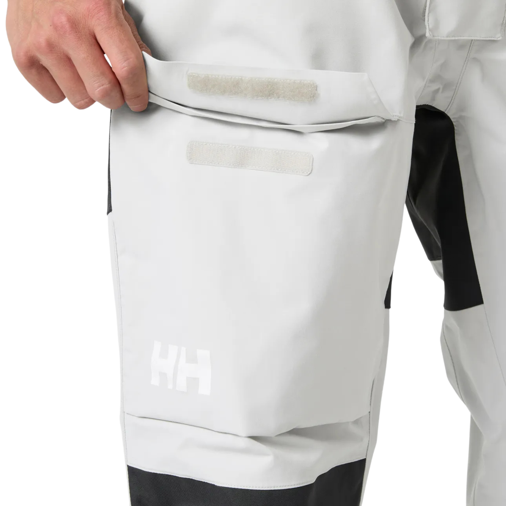 Helly Hansen Men's Pier 4.0 HT Waterproof Sailing Bib (Grey Fog)