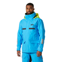 Load image into Gallery viewer, Helly Hansen Men's Pier 4.0 HT Waterproof Sailing Jacket (Cyan)