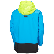 Load image into Gallery viewer, Helly Hansen Men's Pier 4.0 HT Waterproof Sailing Jacket (Cyan)