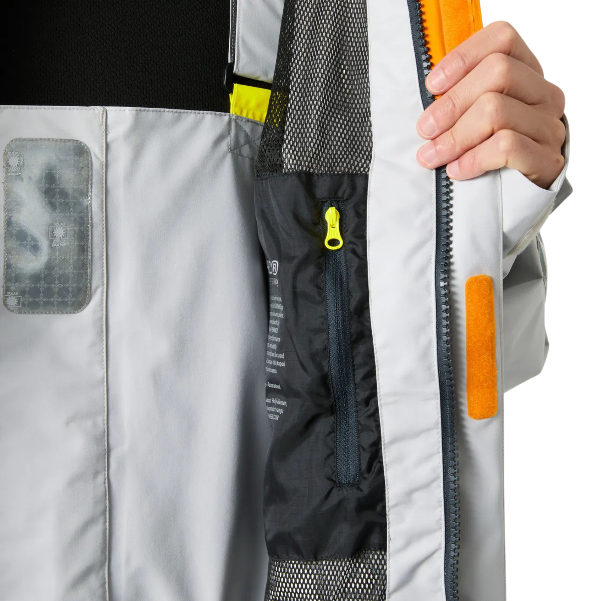 Helly Hansen Men's Pier 4.0 HT Waterproof Sailing Jacket (Ignite Orange)