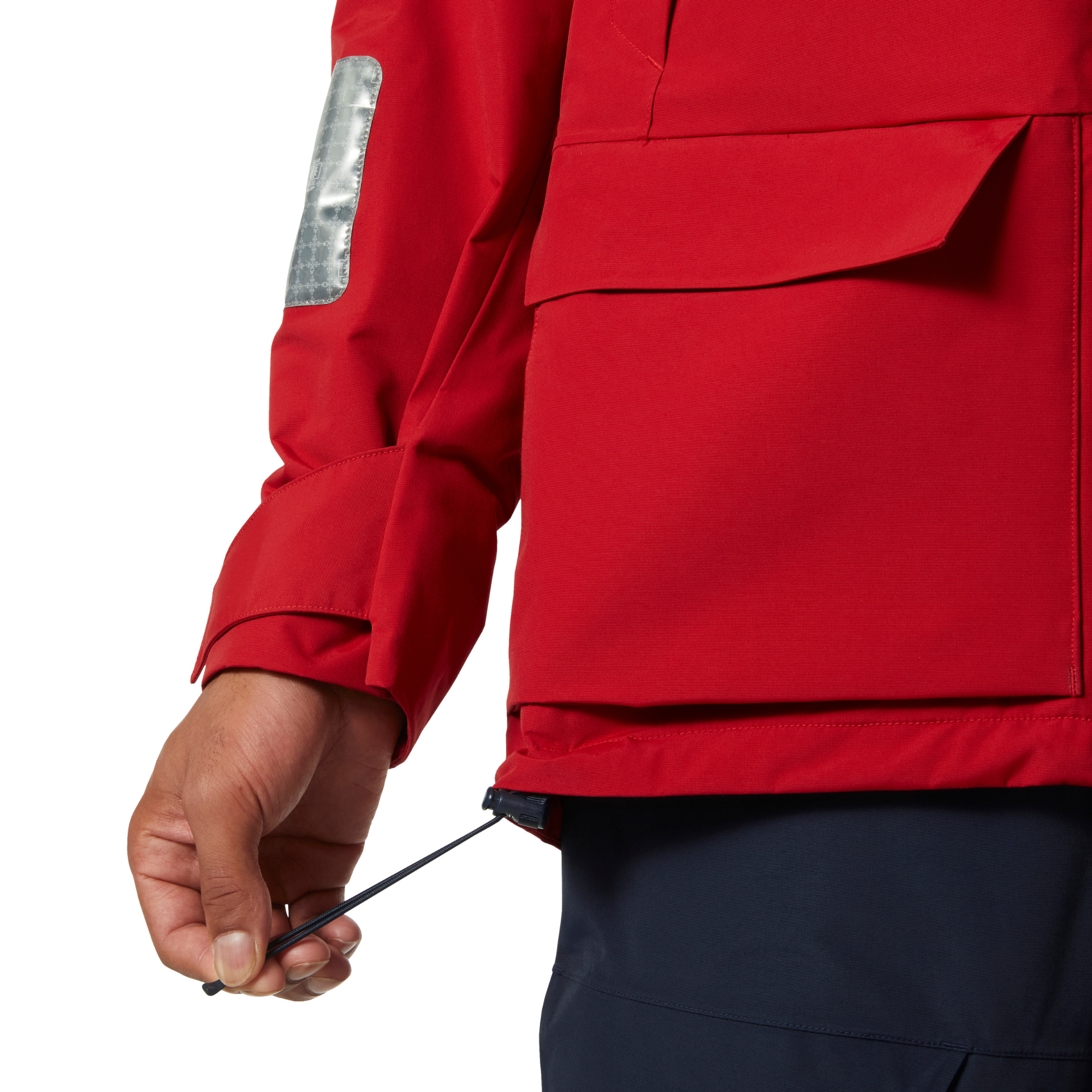 Helly Hansen Men's Pier 4.0 HT Waterproof Sailing Jacket (Red)