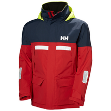 Load image into Gallery viewer, Helly Hansen Men's Pier 4.0 HT Waterproof Sailing Jacket (Red)
