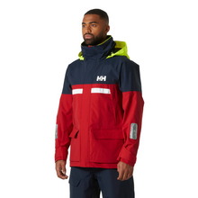 Load image into Gallery viewer, Helly Hansen Men's Pier 4.0 HT Waterproof Sailing Jacket (Red)