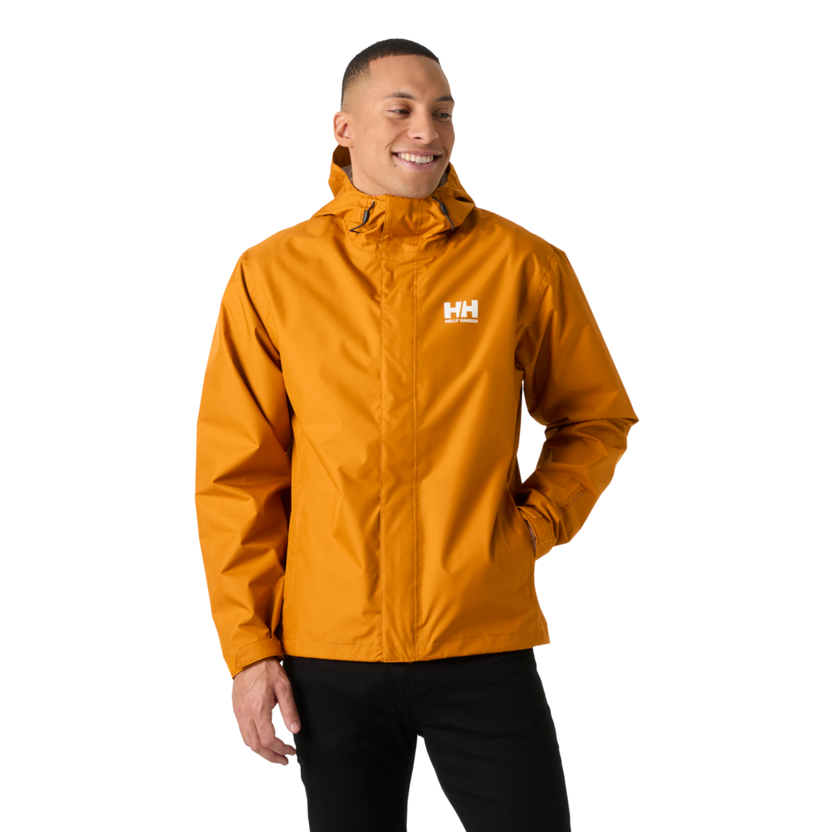 Helly Hansen Men's Seven J HT 2L Waterproof Jacket (Mustard)