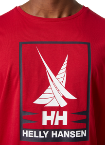 Helly Hansen Men's Shoreline Short Sleeve T-Shirt 2.0 (Red)