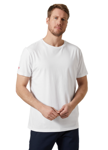 Helly Hansen Men's Shoreline Short Sleeve T-Shirt 2.0 (White/Red)