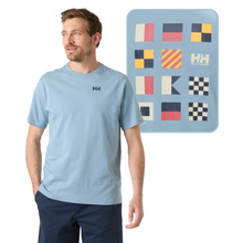 Load image into Gallery viewer, Helly Hansen Men's Shoreline Short Sleeve T-Shirt 3.0 (Windy Blue)