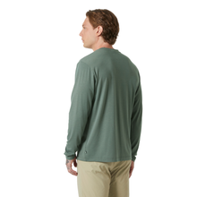 Load image into Gallery viewer, Helly Hansen Men's Skog Graphic UPF40 Long Sleeve Tee (Grey Cactus)