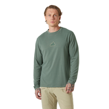 Load image into Gallery viewer, Helly Hansen Men's Skog Graphic UPF40 Long Sleeve Tee (Grey Cactus)