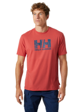 Load image into Gallery viewer, Helly Hansen Men&#39;s Skog Recycled Graphic T-Shirt (Poppy Red)
