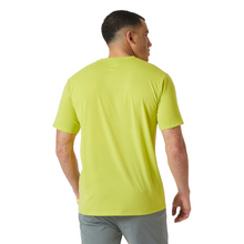 Load image into Gallery viewer, Helly Hansen Men's Skog Recycled Graphic Short Sleeve T-Shirt (Cyber Lime)