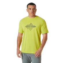 Load image into Gallery viewer, Helly Hansen Men's Skog Recycled Graphic Short Sleeve T-Shirt (Cyber Lime)