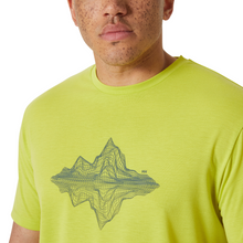 Load image into Gallery viewer, Helly Hansen Men's Skog Recycled Graphic Short Sleeve T-Shirt (Cyber Lime)