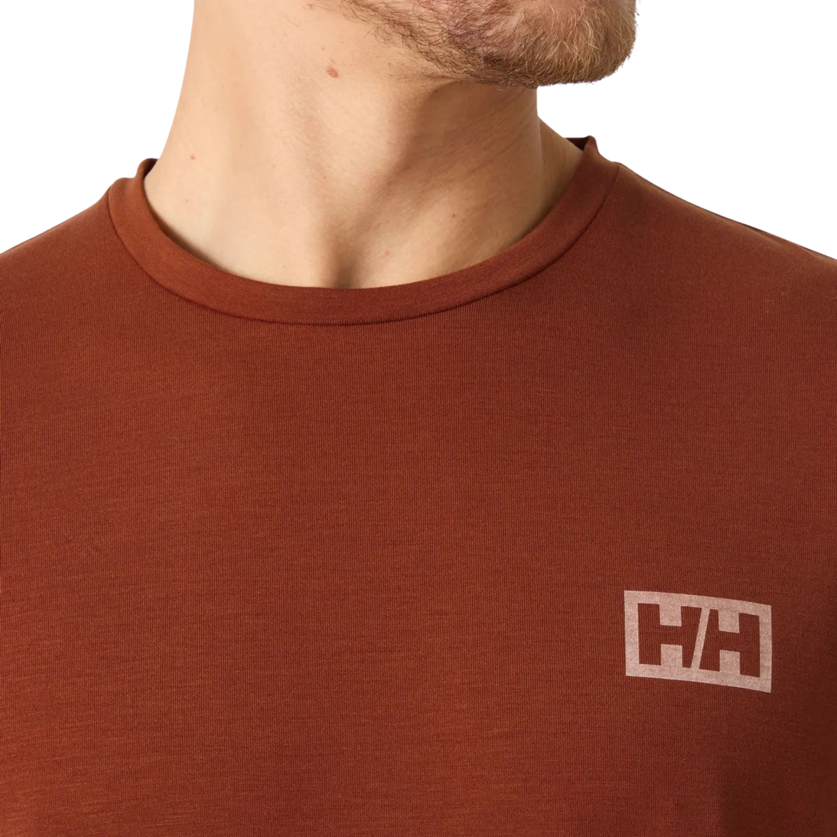Helly Hansen Men's Skog UPF50 Recycled Graphic Short Sleeve Tee Iron Oxide 300 63082