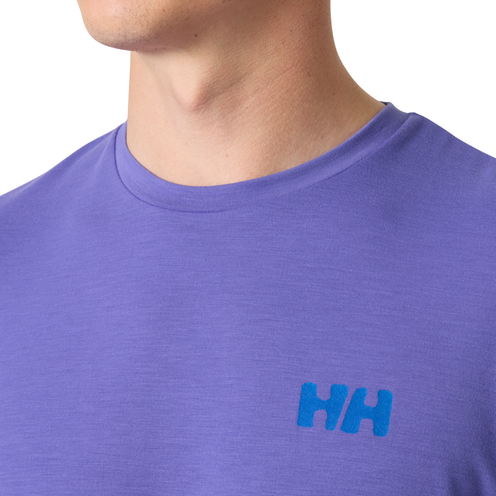 Helly Hansen Men's Skog UPF50 Recycled Graphic Short Sleeve Tee (Ultra Violet)